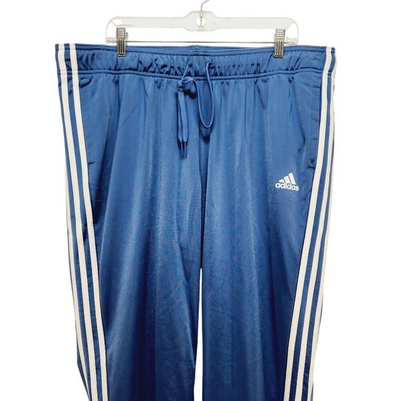 Adidas joggers Pants Mens Blue Tapered Leg Slim Fit 2X plus size - Picture 9 of 14